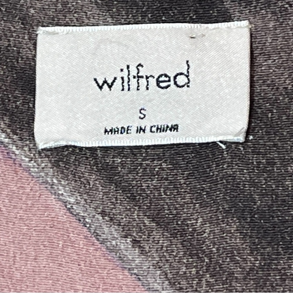Aritzia Wilfred Barossa Watercolor Print Mini Dress Size S - Picture 5 of 16